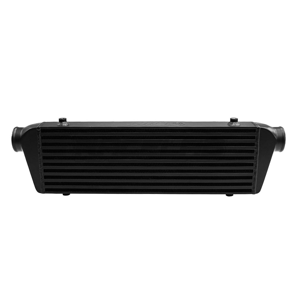 Intercooler universal 550x180x65, intrare/ieșire de 63mm, negru
