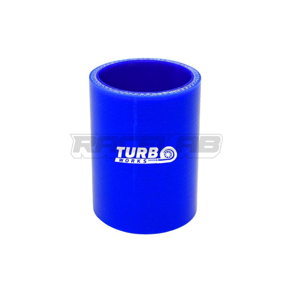 Cuplă siliconică dreaptă Silicone - 76mm ALBASTRU