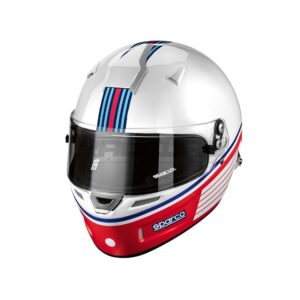 Casca Sparco Martini Racing (Stripes Design) cu FIA, HANS