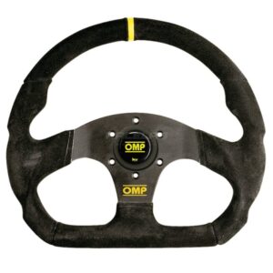 Volan Sport OMP Super Quadro Piele Intoarsa