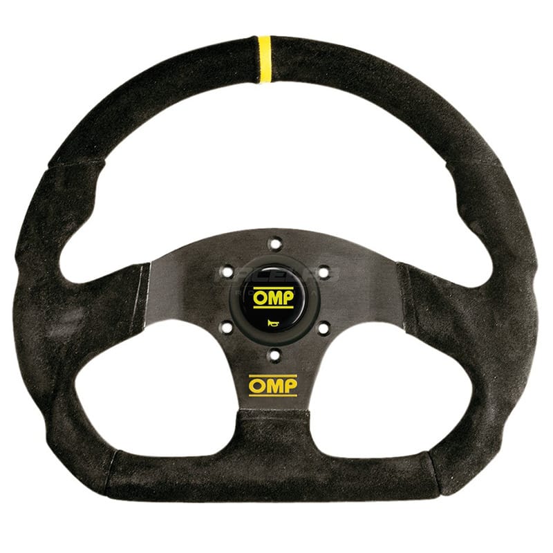 Volan Sport OMP Super Quadro Piele Intoarsa