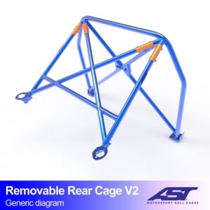 Roll Bar BMW (E30) Seria 3 Coupe 2 usi AWD Roll Cage DEMONTABILĂ V2