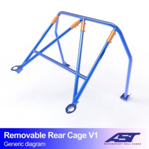 Roll Bar TOYOTA MR-2 (W30) 2 uși Roadster Roll Cage DEMONTABILĂ V1