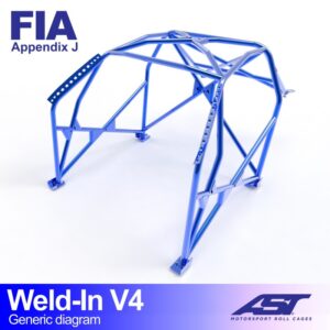 Roll Cage AUDI Coupe (B2) Coupé 2 uși Quattro, sudată, V4