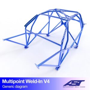 Roll Cage AUDI TT (8N) Hatchback 3 uși FWD MULTIPOINT SUDAT V4