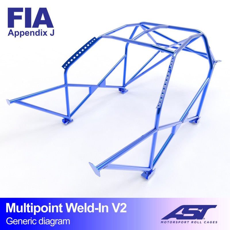 Roll Cage (Roll Cage) CITROËN Saxo (Faza 1/2) Hatchback cu 3 uși, MULTIPOINT, SUdată, V2