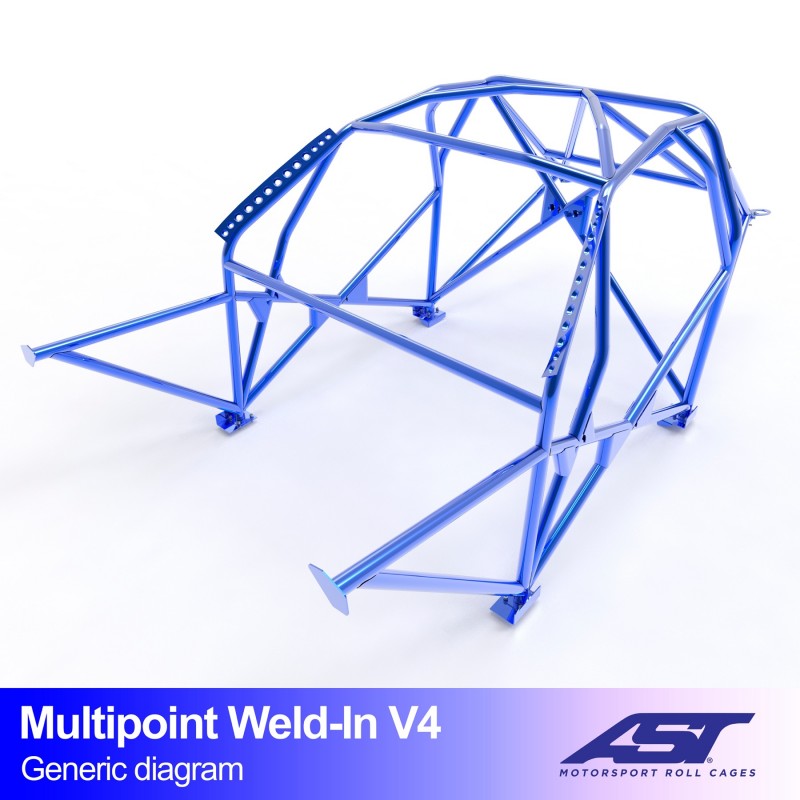 Roll Cage de protecție HYUNDAI Kona (OS) SUV 5 uși MULTIPOINT SUDATĂ V4