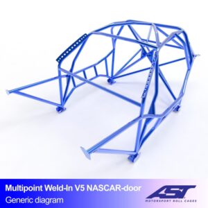 Roll Cage NISSAN Silvia (PS13) Hatchback 3 uși MULTIPOINT SUCOASĂ V5 Ușă NASCAR pentru drift