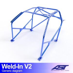 Roll Cage OPEL Corsa (E) hatchback 3 uși SUDABILĂ V2