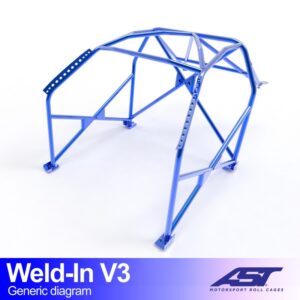 Roll Cage FORD Fiesta (Mk4) Hatchback 3 uși SUDABIL V3