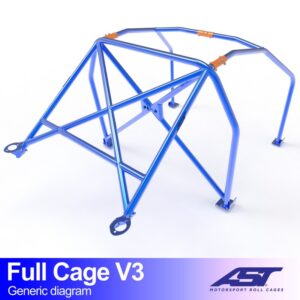 Roll Cage HYUNDAI Getz Hatchback 3 uși ROLL CAGE COMPLET V3