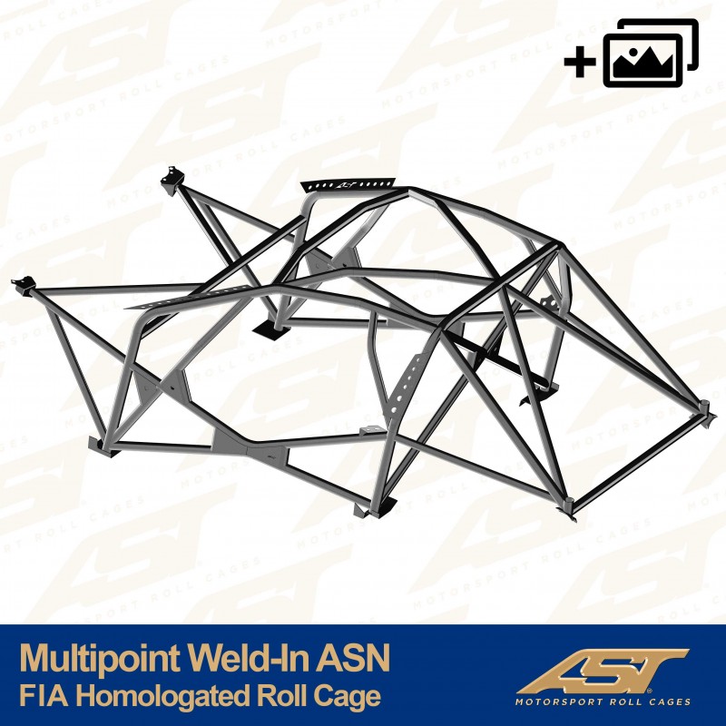 Roll Cage omologată FIA BMW (F82) Seria 4 Coupe 2 uși RWD MULTIPOINT SUDATĂ ASN