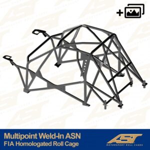 Roll Cage omologată FIA PEUGEOT 106 (Faza 1/2) Hatchback cu 3 uși MULTIPOINT SUDATĂ ASN