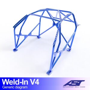 Roll Cage (Roll Cage) BMW Seria 1 (E81) Hatchback 3 uși, tracțiune spate, tip V4, sudată