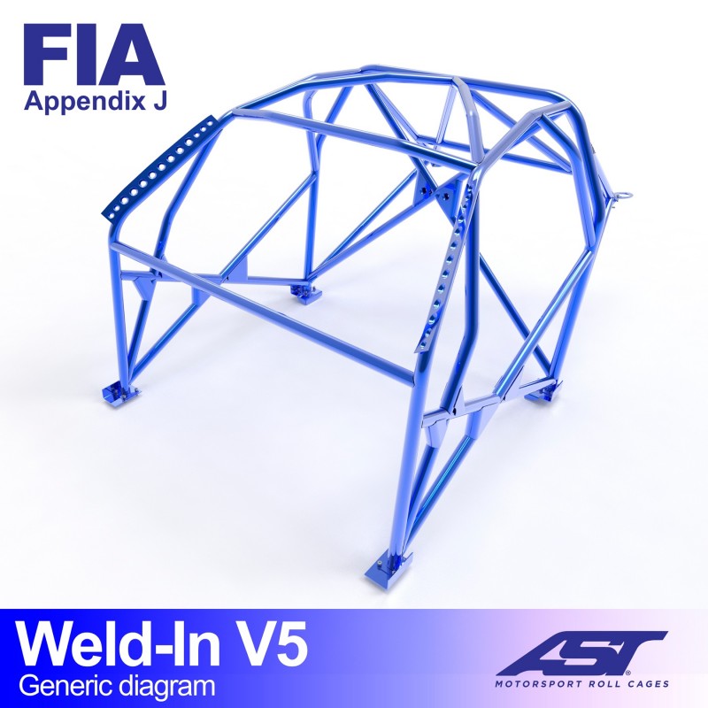 Roll Cage HONDA Integra (DB, DC) Coupe 3 uși, SUDAT V5