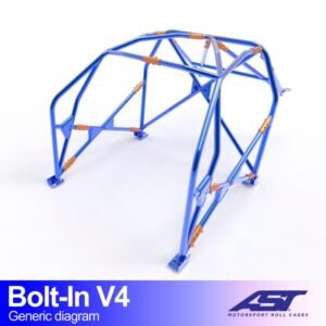Roll Cage VOLVO 145 break 5 uși, tip BOLT IN, V4
